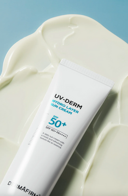DermAfirm, Зволожуючий сонцезахисний крем з SPF - UV-Derm Hydro Layer Sun-cream SPF 50+ ,50 g