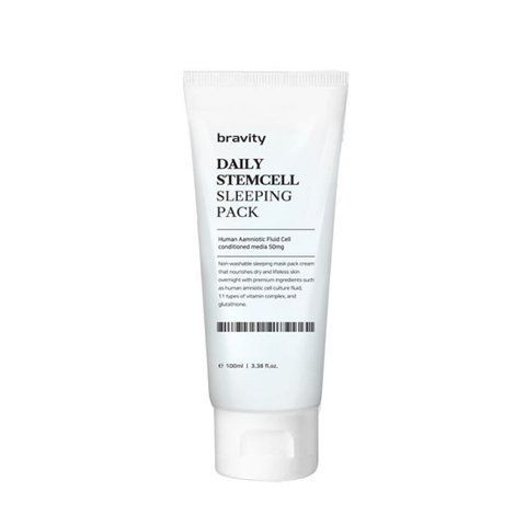 Bravity, Daily StemCell Sleeping Pack, Інтенсивна антивікова, ревіталізуюча та освітлюча нічна гель-маска ,100g