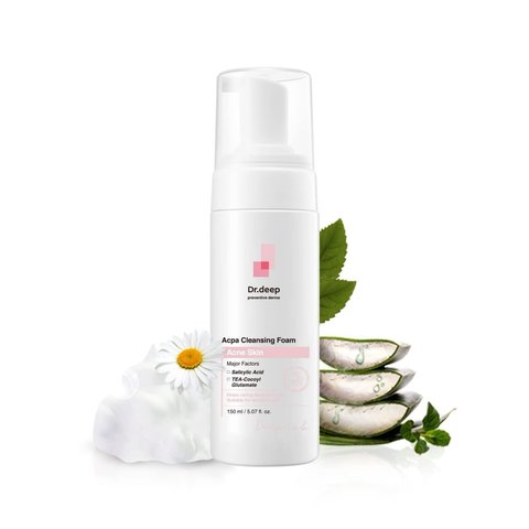 Dr.Deep, Acpa Cleansing Foam, Глибокоочищуюча та протизапальна пінка з саліциловою кислотою, 150ml