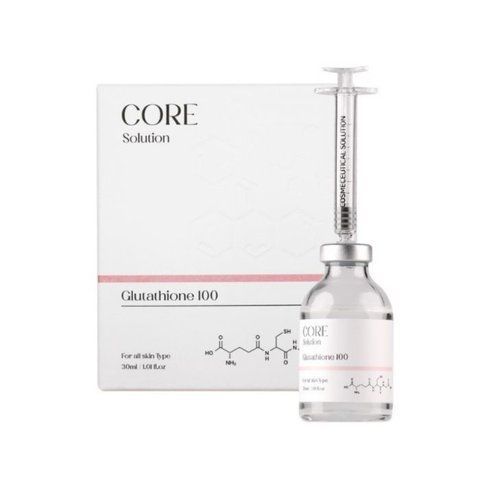 Matrigen, Core Solution Glutathione 100, Освітлюючий, протипігментний та антиоксидантний мезококтейль з глутатіоном, арбутином та вітаміном С 30ml