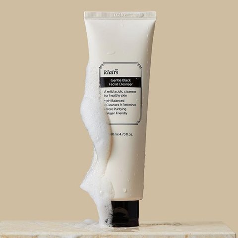 Засіб для делікатного очищення обличчя DEAR, KLAIRS Gentle Black Facial Cleanser 140 мл