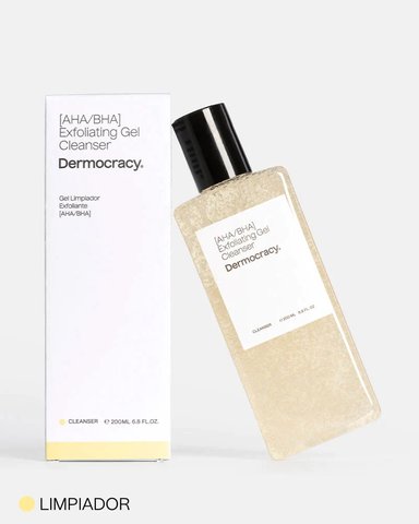 Dermocracy AHA/BHA Exfoliating Cleanser , гель-пілінг з кислотами для вмивання, 200 мл