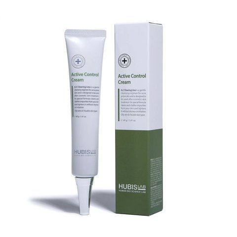 Hubislab, Active Control Cream, Себорегулюючий та протизапальний крем для проблемної та жирної шкіри, 40g