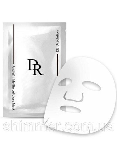 Маска Для Обличчя З Пептидами Cuskin Dr.Solution Anti-Wrinkle Bio Cellulose Mask , 1 шт, Пд.Корея