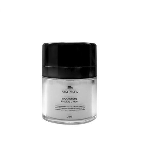 Matrigen, LipoExosome Absolute Cream, Антивозрастной, увлажняющий и осветляющий крем с липо-экзосомами, коллагеном и аденозином ,30ml