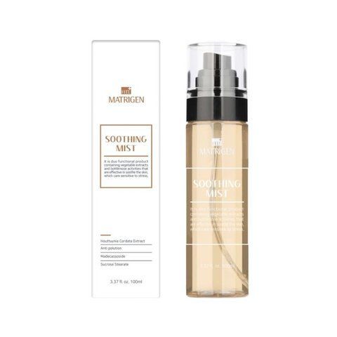 Matrigen, Soothing Mist, Тонер-міст для заспокоєння, детоксикації та зменшення запальних процесів на шкірі з екстрактом гуттуїнії, кореня реманії та ферментом лактобактерій ,100ml