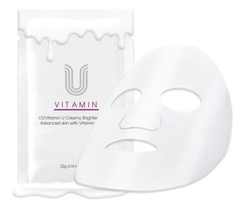Маска для Сяйва Шкіри CU: Vitamin U Creamy Brightening Mask , 1 шт, 22 гр