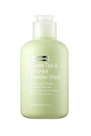 Пудра ензимна для вмивання з ароматом матчі BY WISHTREND Green Tea & Enzyme Powder Wash 110 г