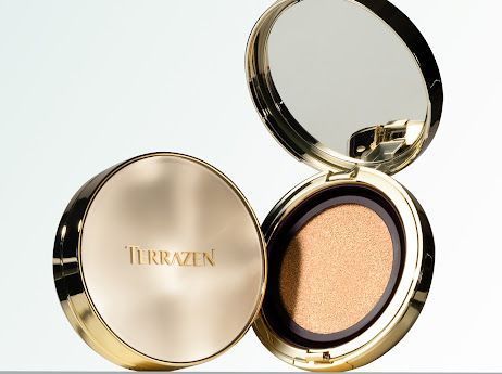 Terrazen Perfect Finish Cushion, увлажняющий тональный кушон, 21 Bright beige, 15гр Х 2 шт (запасной блок + запасной спонж)