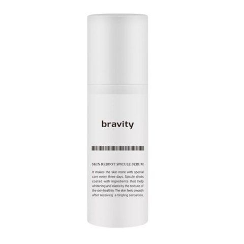 Bravity, Skin Reboot Spicule Serum, Інтенсивна сироватка "рестартер" для оновлення, омолодження та освітлення шкіри з екзосомами, PDRN, спікулою та освітлюючим комплексом, 30ml